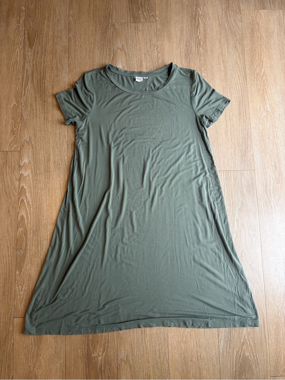 GAP Olive Green Short Sleeve Tunic Dress